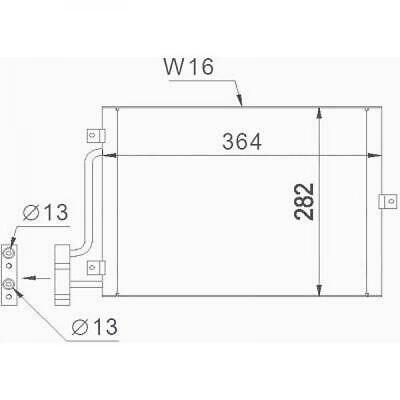 CONDENSATORE PORSC COMPATIBILE CON PORSCHE BOXSTER 986