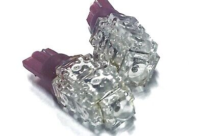 Coppia 2 Lampade Led T10 Con 9 F5 Flux Colore Rosso Red 12V 1W <p> Attacco:T10