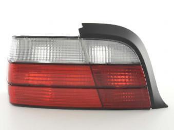 Coppia Fari Fanali Posteriori Tuning COUPE/CABRIO (E36) 91-98 rosso/bianco