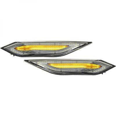 Coppia frecce TUNING CAYENNE 92A 2011-2014 LED cromate con luce posizion