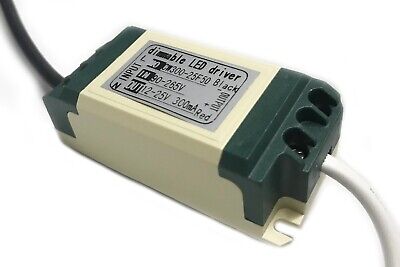 Led Driver CC 300mA 12V-25VDC (4-7)X1W Trasformatore Alimentatore Corrente