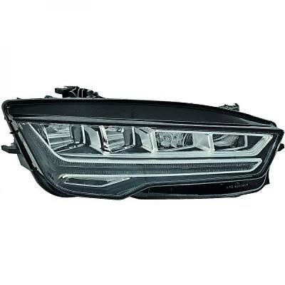 Faro fanale anteriore LED destro A7 serie 4GA 07/14- con luce curva