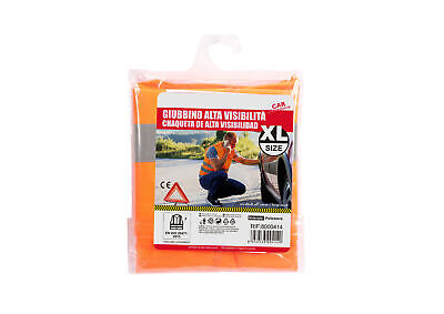 Gilet Catarifrangente Arancione Taglia XL <ul><li>Gilet ad alta visibilità