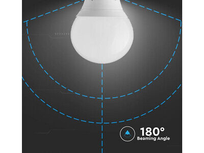 Lampada A Led E14 P45 7W 600LM Bianco Neutro 4000K Forma Sfera Bulbo Pallina