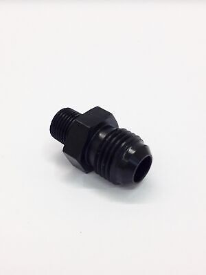 Malpassi Connettori Raccordo in Alluminio 1/8 NPT A -6AN (9/16UNF) nero