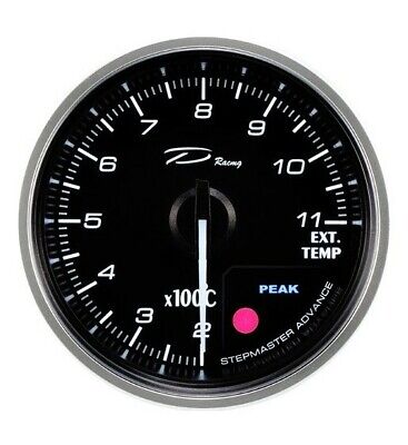 Manometro Temperatura Gas Scarico 1100° EGT DEPO termocoppia 60mm allarme senro