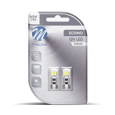 Blister 2x LED L301 W5W 2xSMD5050 CANBUS bianco