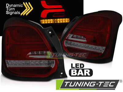 FARI POSTERIORI LED SWIFT VI 17- ROSSO FUME' LED SEQ