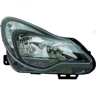 Faro anteriore sx CORSA D 11-14 diurna TYC H7/H1 nero motor reg el 1216646/