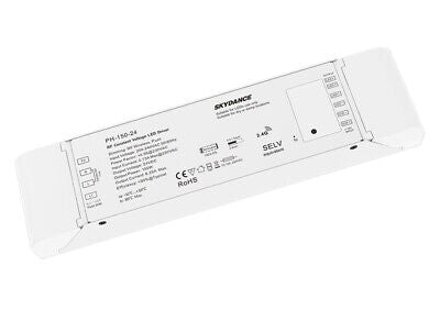 Alimentatore Dimmerabile CV 24V 150W Con Pulsante N.O. e Telecomando RF 2.4G