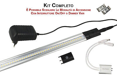 Interruttore Led Dimmer PWM Touch 12V DC 5A con 3 intensita per Barra Led Sotto
