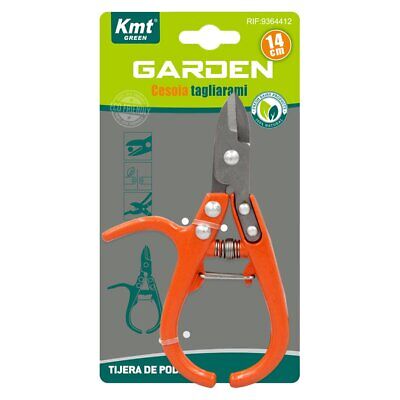 Forbici Cesoie per Potatura e Vendemmia Giardino 14cm <ul><li>La sega a mano