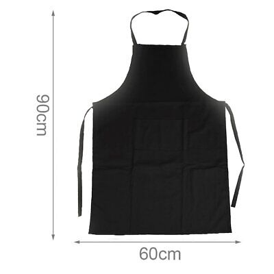 Grembiule da Cucina Nero Regolabile con 1 Tasca Taglia Unica Unisex Materiale