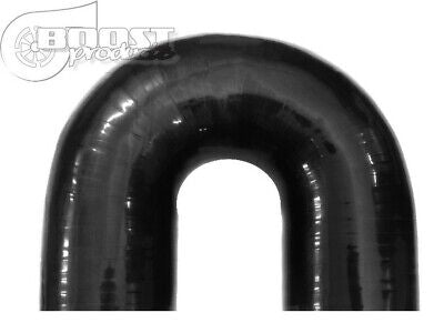 Gomito Curva in silicone 180 gradi. 83mm. nero