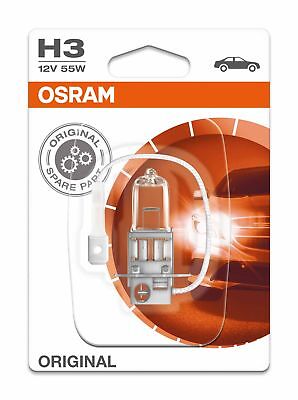 1 Lampada Lampadina Luce OSRAM ORIGINAL H3 (PK22s) 12V 55W RICAMBIO ALOGENA