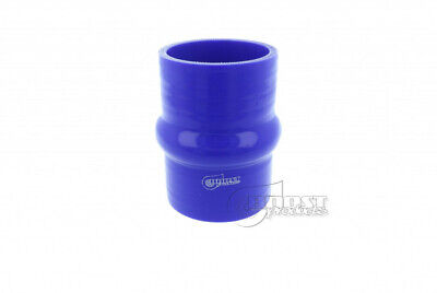 Connettore in silicone con gobba singola. 80mm. blu