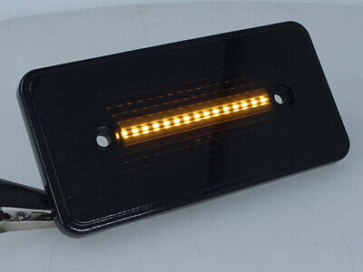 Kit 4 Frecce Laterale a Led Side Marker Lente Nero Fume Luce Arancione