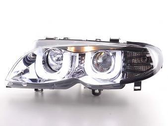 Coppia Fari Fanali Anteriori Tuning Dayline DRL LTI CCFL serie 3 E46 Limo