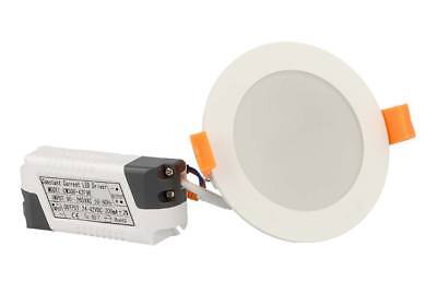 Lampada Faretto Led Da Incasso 12W Bianco Caldo 24 Smd 5730 Diametro 100mm