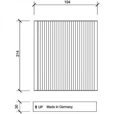 FILTRO ABITACOLO SUBAR COMPATIBILE CON LEXUS GS/IS