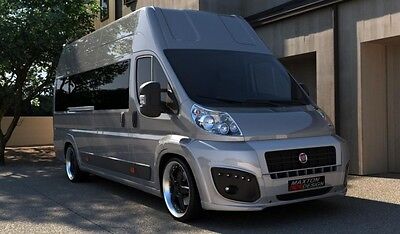 Ducato Paraurti Anteriore Tuning CON LED VETRORESINA DA VERNICIARE 06-14