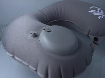 Kit Cuscino Gonfiabile da Viaggio Cervicale Versione Premium Borsa porta