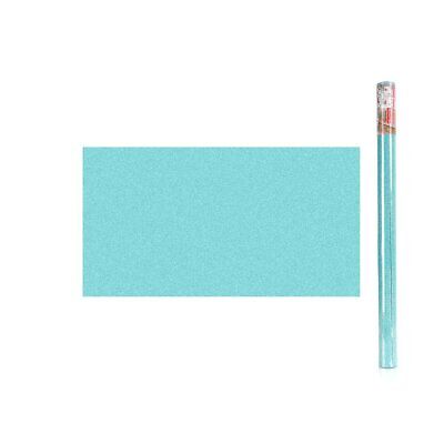 6 Rotoli Carta Adesive Per Mobili 45X200cm Colore Azzurro Satinato da Parati