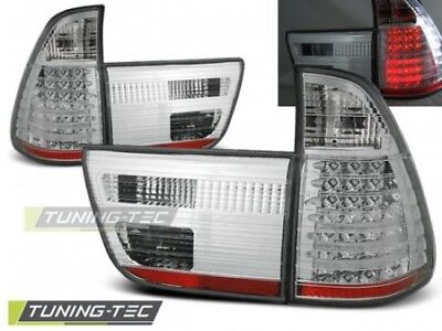 Coppia Set Fari Fanali Posteriori Tuning X5 E53 09.99-10.03 Cromato LED