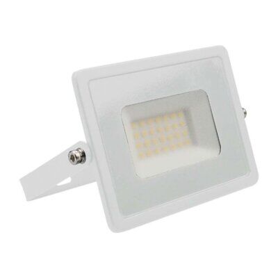 Faro Led Flood Light 30W 2510lm IP65 Slim 158X137X32mm Carcassa Bianca Luce