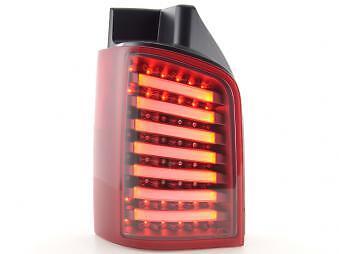 Coppia Fari Fanali Posteriori Tuning LED LTI CCFL Bus T5 03-10 rosso/bianco