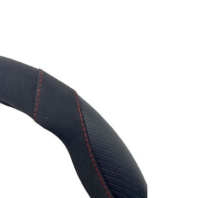 Coprivolante Good Vibe R Ecopelle microfibra carbon look per volanti con