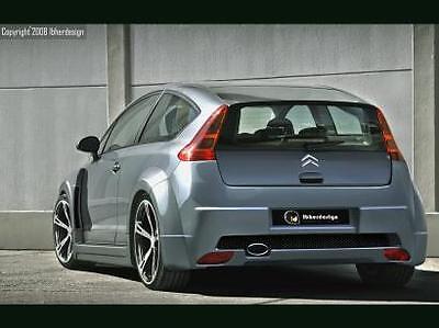 Coppia allargamenti parafanghi posteriori 'SIN_DROME ALLARGATO' C4 Coupï