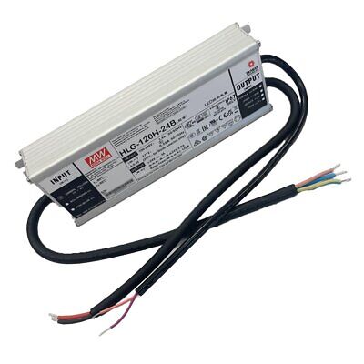 Meanwell HLG-120H-24B Alimentatore Led Driver CC CV Dimmerabile 120W 24V 5A