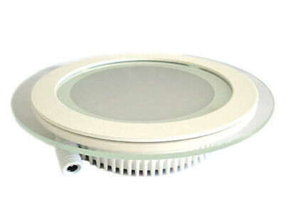 Faretto Led Da Incasso Rotondo 6W Diametro 100mm 6400K Con Vetro Design Moderno