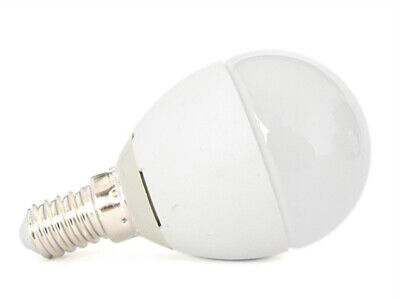 Lampada A Led E14 P45 6W Bianco Caldo Forma Sfera Bulbo Pallina 240 Gradi 220V