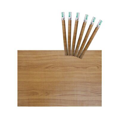 6 Rotoli Carta Adesive Per Mobili 45X200cm Legno da Parati Autoadesive