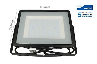 Faro Led Flood Light 200W IP65 Bianco Neutro Super Slim 56mm Carcassa Nera