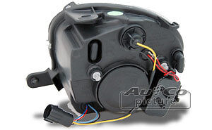 Coppia Fari Fanali Anteriori Tuning Dayline Luci microcar bellier b8 Cromato