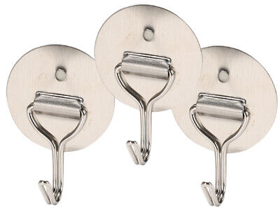 3 Pezzi Gancio Adesivi Rotondo Max 1,5Kg Diametro 38mm <ul> <li>Gancio Adesivo