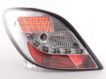 Coppia Fari Fanali Posteriori Tuning LED 207 06-09 cromati