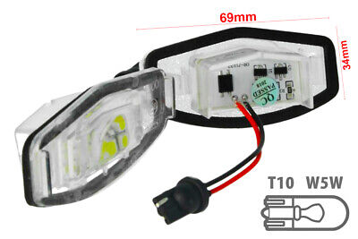 Kit Luci Targa Led XRV X-RV 2015 Canbus Bianco No Errore 12V 2W <table