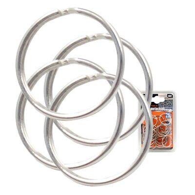 Kit 20 Pezzi Anello Portachiavi in Metallo 25 millimetri <ul><li>Organizza