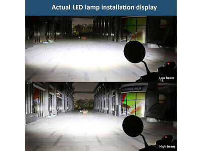 Lampada Led H4 Moto 12V 20W IP65 Bianco 6000K 2000/2000LM 360 Gradi Canbus Slim