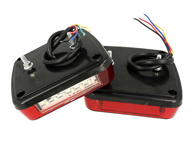 Kit Fanali Led Posteriori 24V 12V Con Luci Posizioni Stop Frecce Targa 4 In 1 P