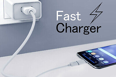 Kit Caricatore Veloce Fast Charger Caricabatteria 5V 2.1A 9V 1.8A Cavo USB typeC