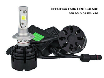 Kit Full Led Canbus H7 40W Specifica Auto Fari Faro Lenticolare 12v 24v 5000 lum