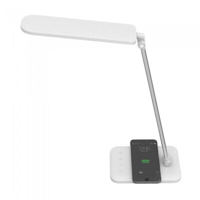 Lampada Led Da Tavola 16W Con Caricatore Wireless QI Per Smartphone Dimmerabile