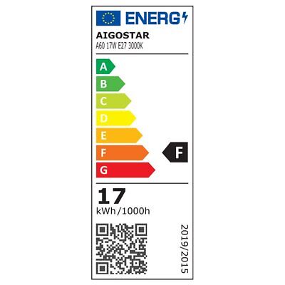 Lampada Led E27 A60 17W 1720LM 3000K 60X119mm <ul><li><strong>Lampada