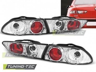 Coppia Fari Fanali Posteriori Tuning 156 10.97-06.03 Cromato