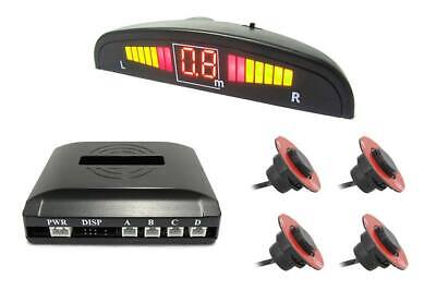 Kit 4 Sensore di Parcheggio OEM Staccabile 16mm Slim Con Display Mezzaluna